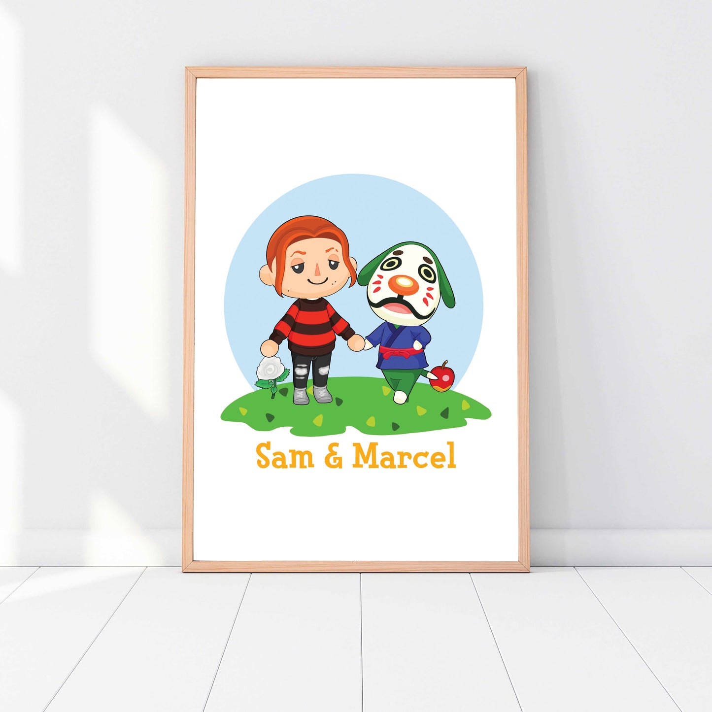 Animal Crossing Portrait, ACNH Dreamie Villager, Gift for Gamer, Animal Crossing New Horizons, ACNH Gift